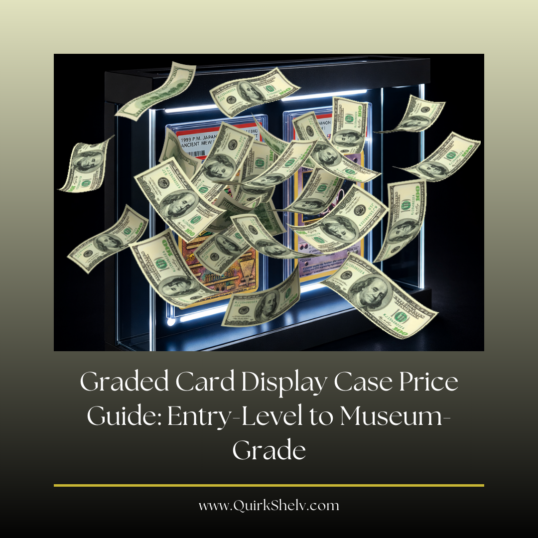 Graded Card Display Case Price Guide: Entry-Level to Museum-Grade (2026) - QuirkShelv