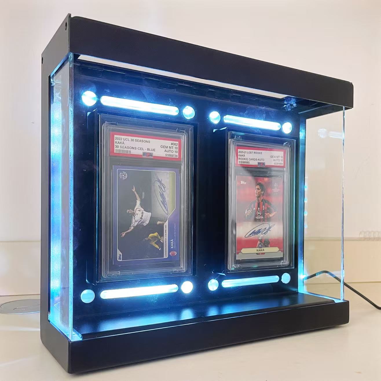 2-Card Aluminium Premium PSA Card Display Case (PRE-ORDER ONLY)