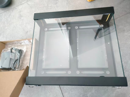QuirkShelv™ Aluminum 2-Card Display Case for Graded Cards